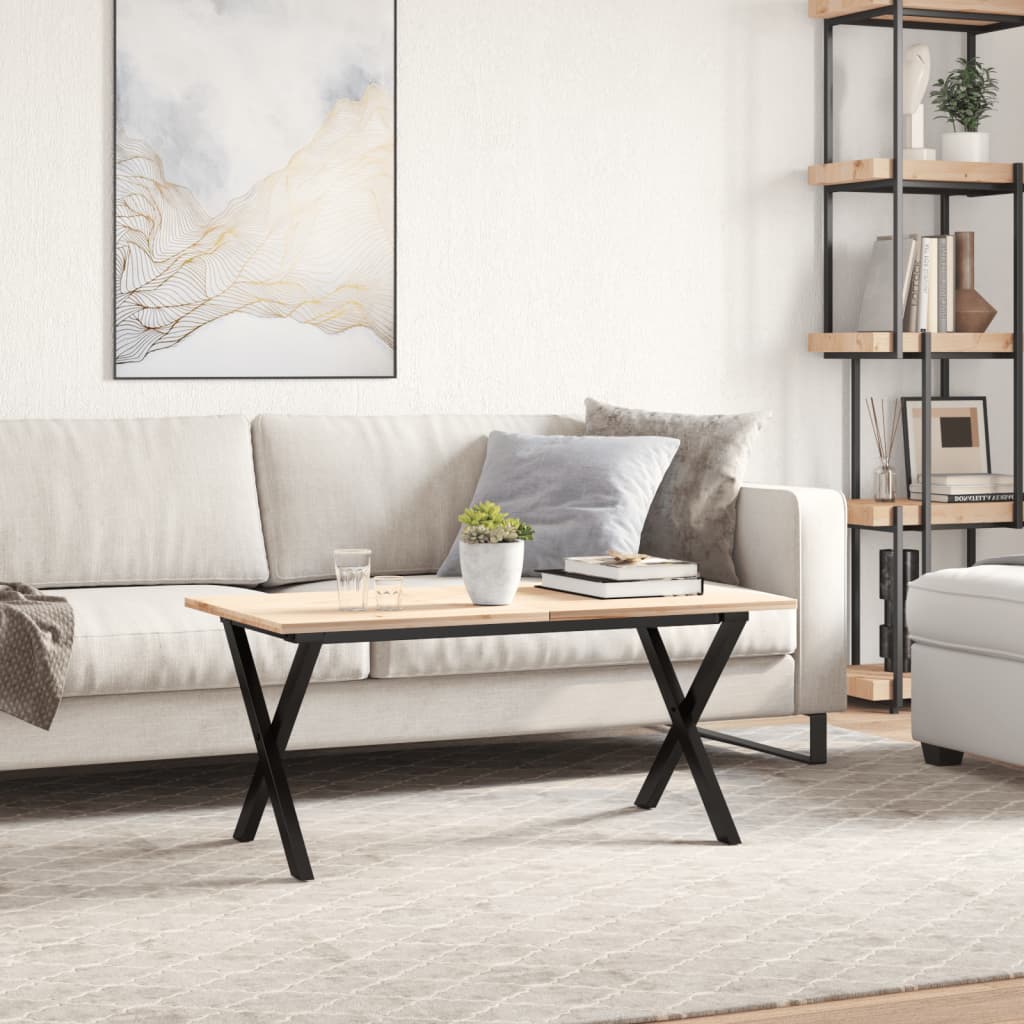bordben til sofabord 90x30x43 cm X-stel stål