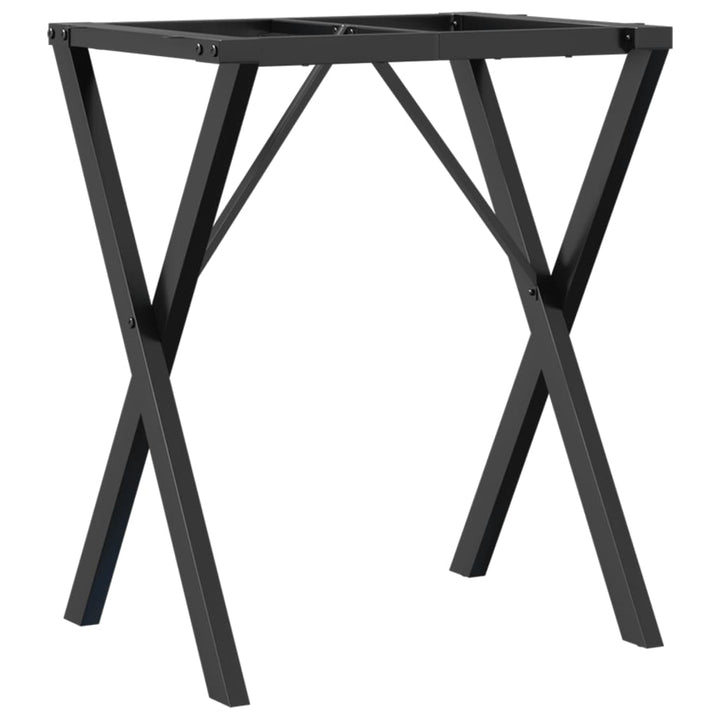 bordben til spisebord 60x50x73 cm X-stel stål