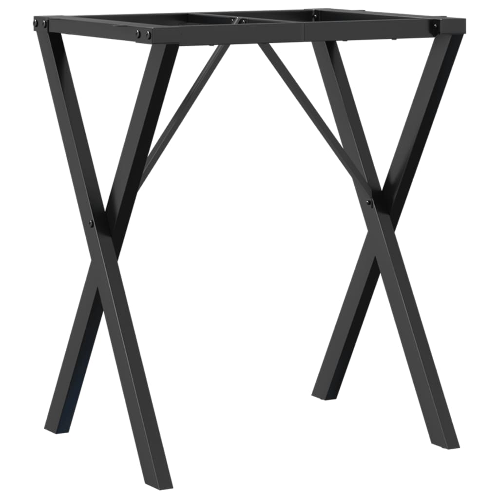 bordben til spisebord 60x40x73 cm X-stel stål