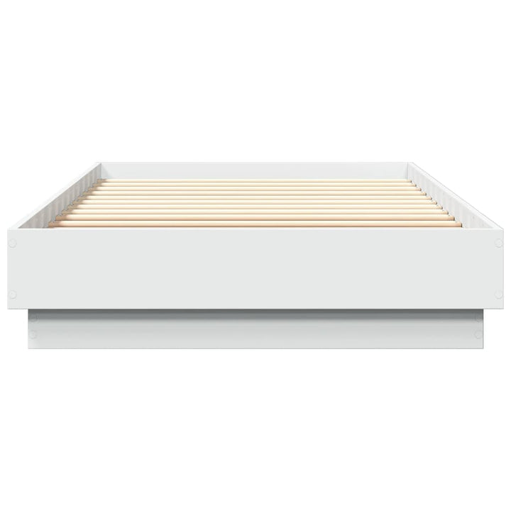 sengeramme 90x200 cm konstrueret træ hvid
