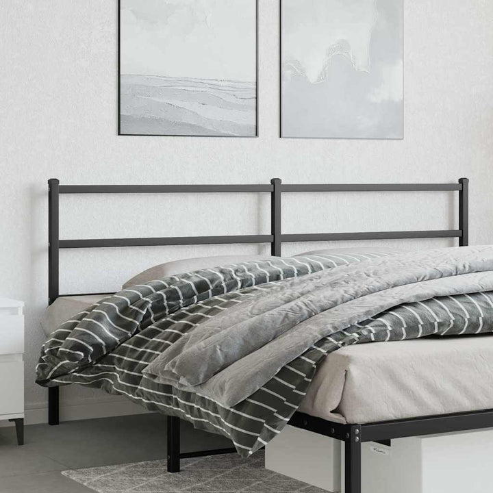 udskiftningsgavl 180 cm metal sort