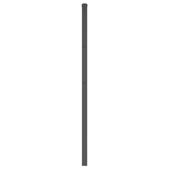 udskiftningsgavl 193 cm metal sort