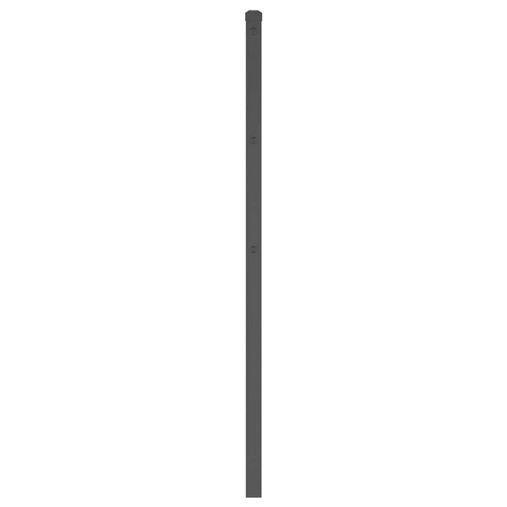 udskiftningsgavl 200 cm metal sort