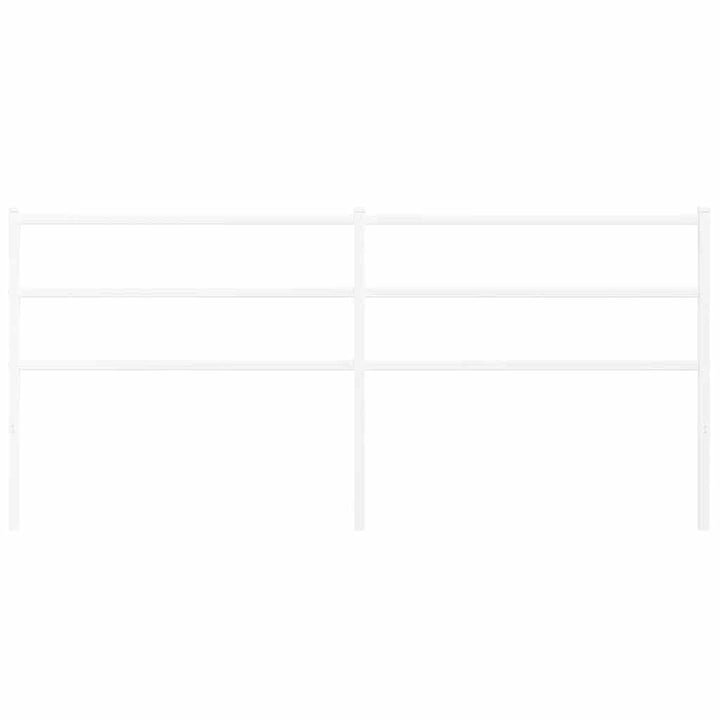 udskiftningsgavl 200 cm metal hvid
