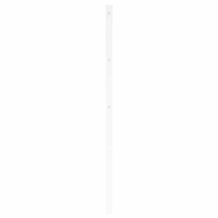 udskiftningsgavl 200 cm metal hvid