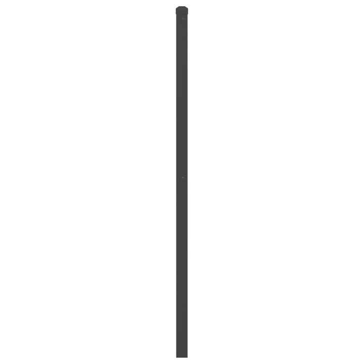 udskiftningsgavl 180 cm metal sort