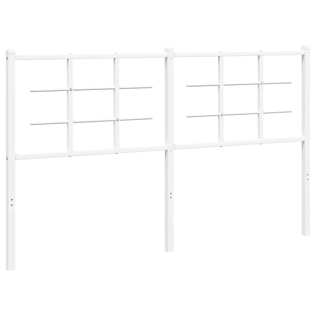 udskiftningsgavl 150 cm metal hvid