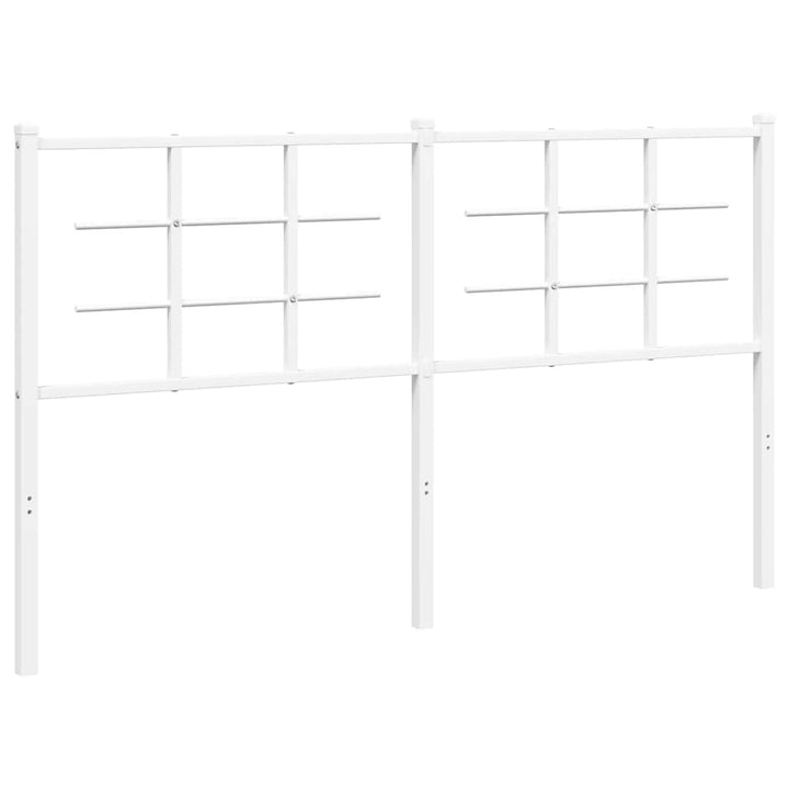 udskiftningsgavl 150 cm metal hvid