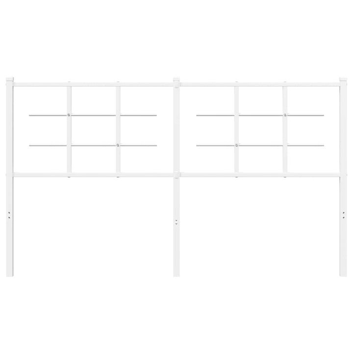 udskiftningsgavl 150 cm metal hvid