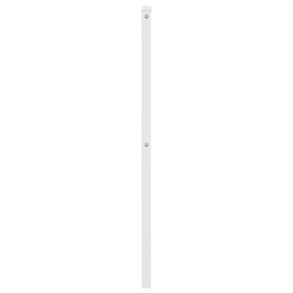 udskiftningsgavl 150 cm metal hvid