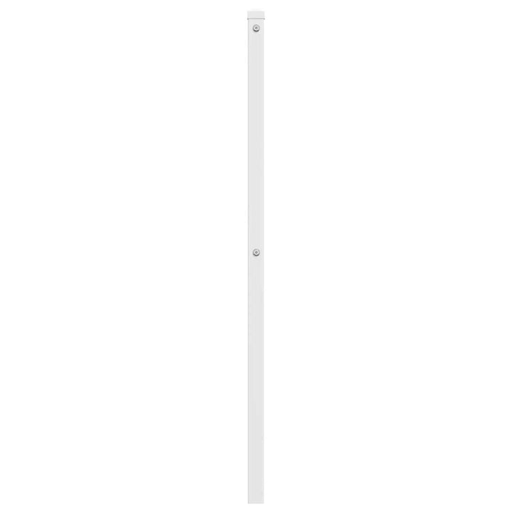 udskiftningsgavl 150 cm metal hvid