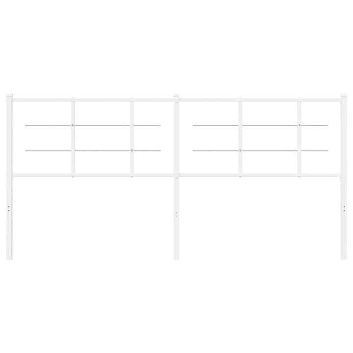 udskiftningsgavl 180 cm metal hvid
