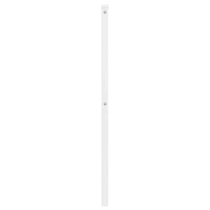 udskiftningsgavl 193 cm metal hvid