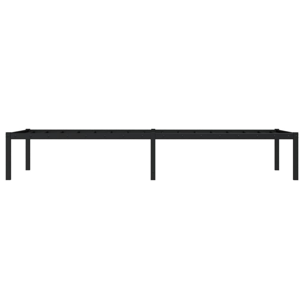 sengeramme 75x190 cm metal sort