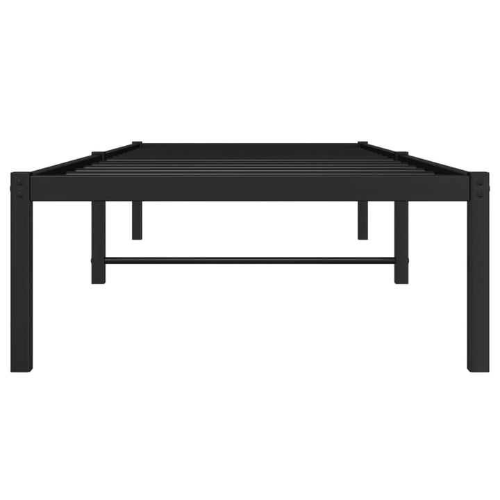 sengeramme 80x200 cm metal sort