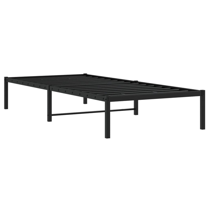sengeramme 90x190 cm metal sort