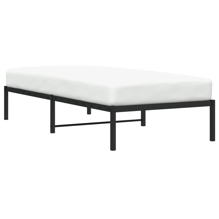 sengeramme 90x200 cm metal sort