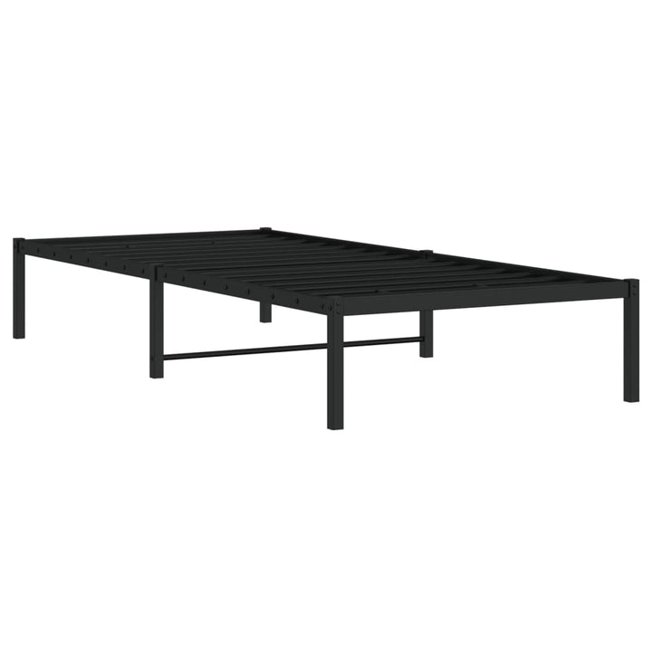sengeramme 90x200 cm metal sort