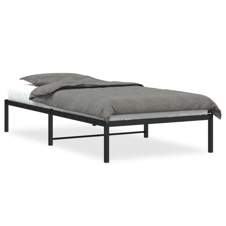 sengeramme 100x200 cm metal sort