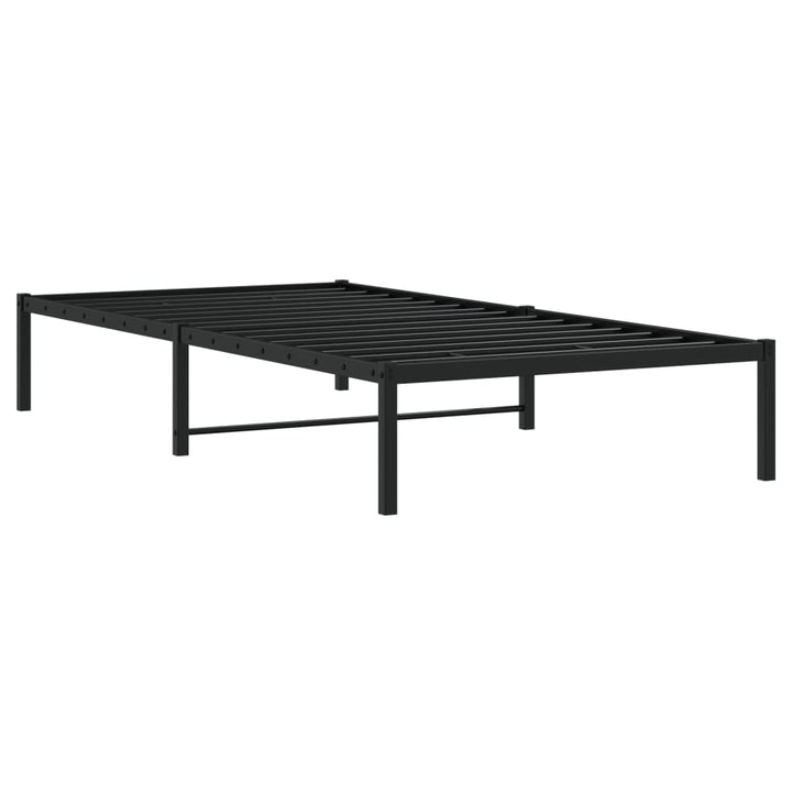 sengeramme 100x200 cm metal sort