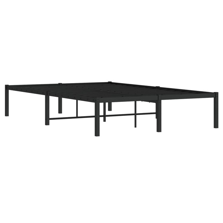 sengeramme 120x190 cm metal sort