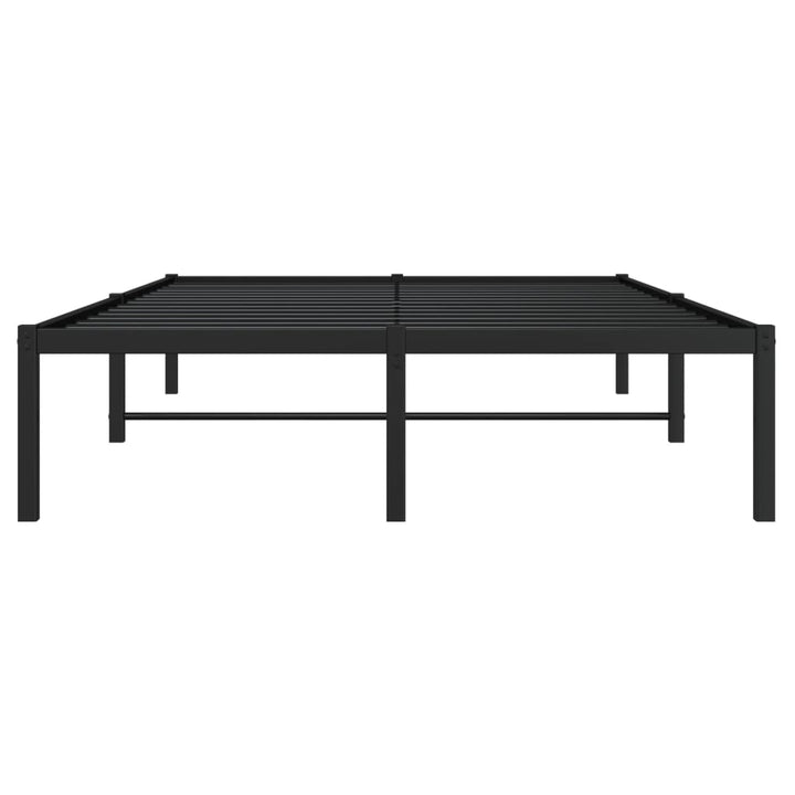 sengeramme 120x190 cm metal sort
