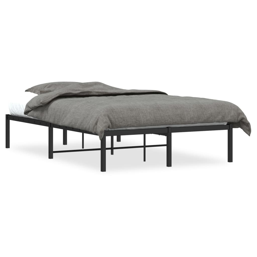 sengeramme 120x200 cm metal sort