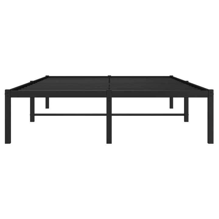 sengeramme 120x200 cm metal sort