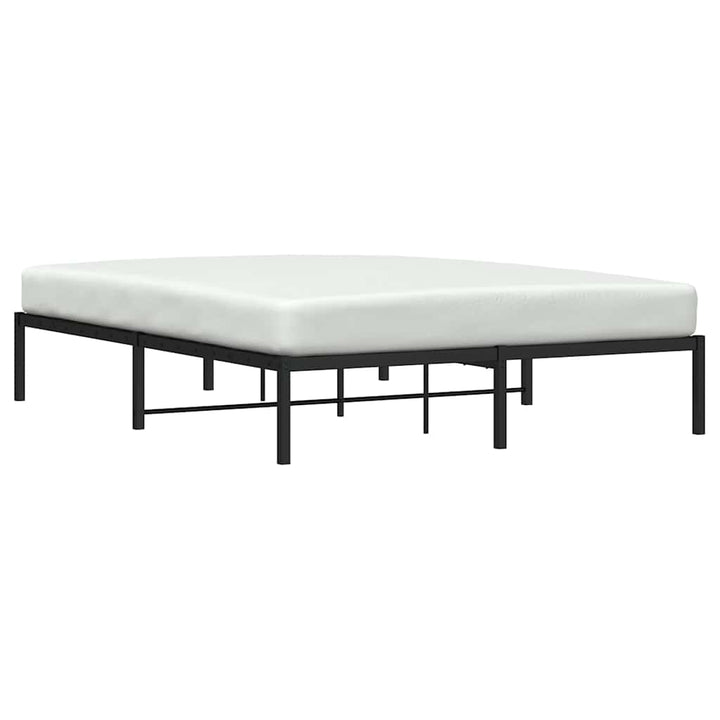 sengeramme 160x200 cm metal sort
