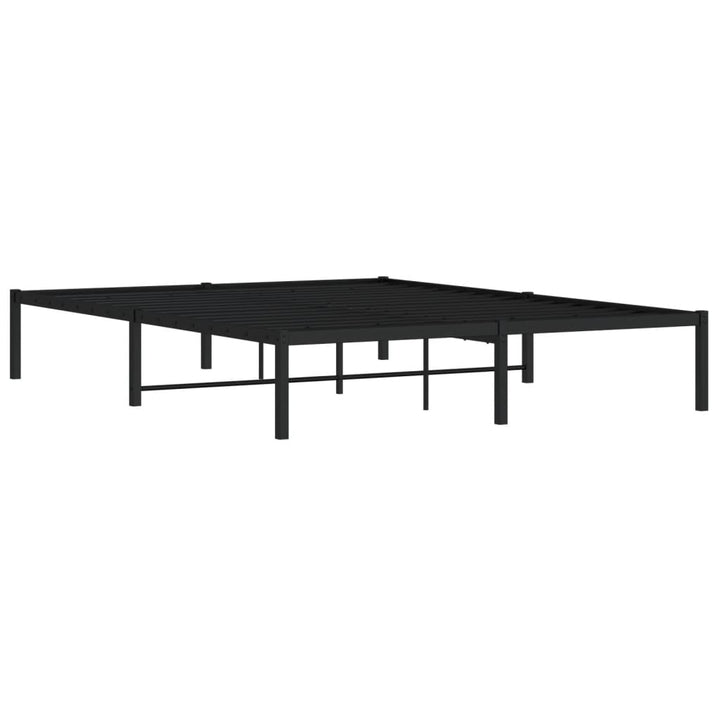 sengeramme 160x200 cm metal sort