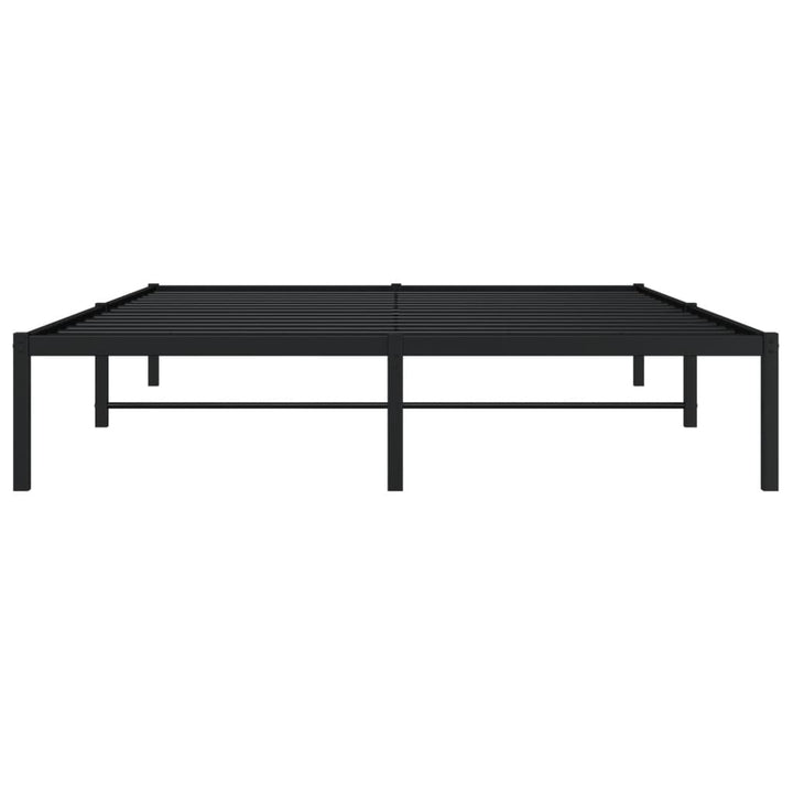 sengeramme 160x200 cm metal sort