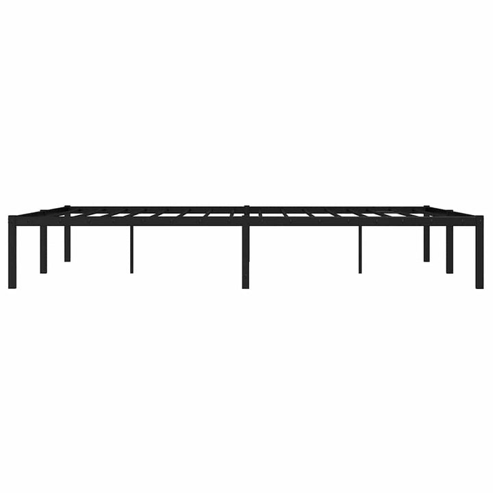 sengeramme 160x200 cm metal sort