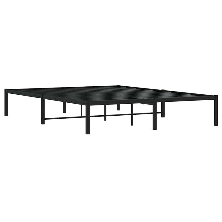 sengeramme 160x200 cm metal sort