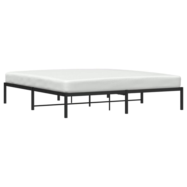 sengeramme 180x200 cm metal sort