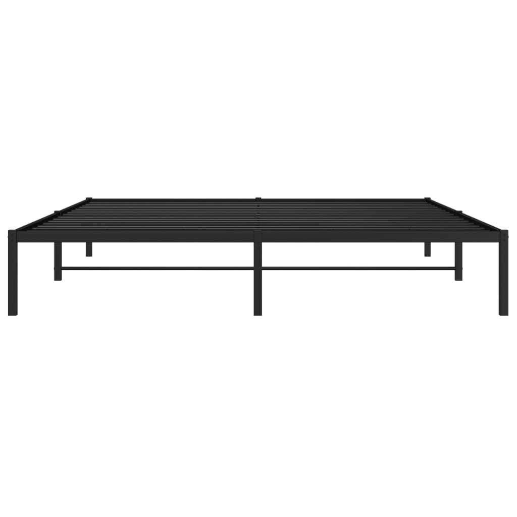 sengeramme 180x200 cm metal sort