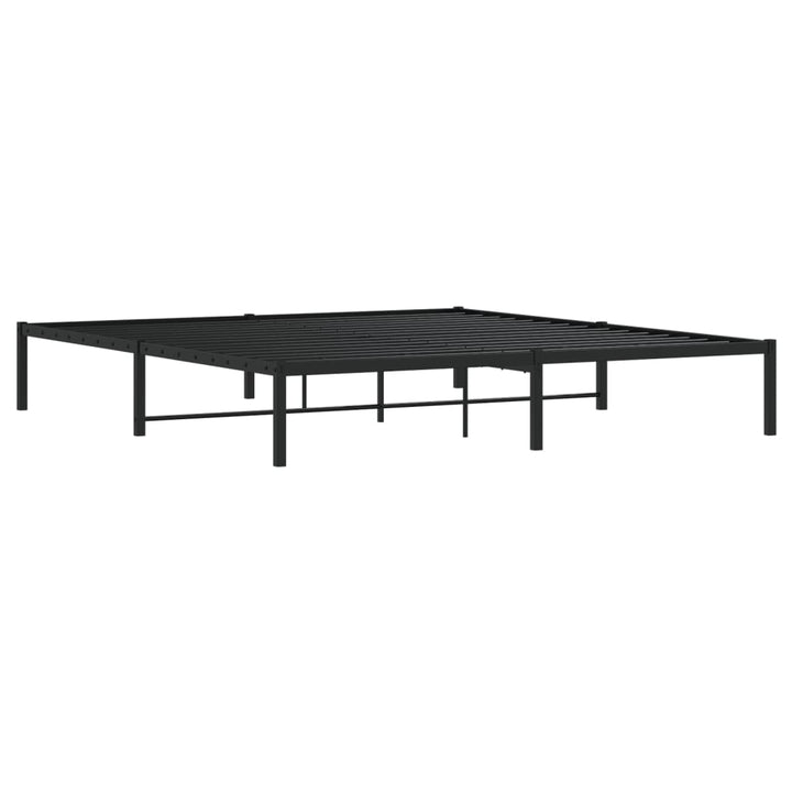 sengeramme 180x200 cm metal sort