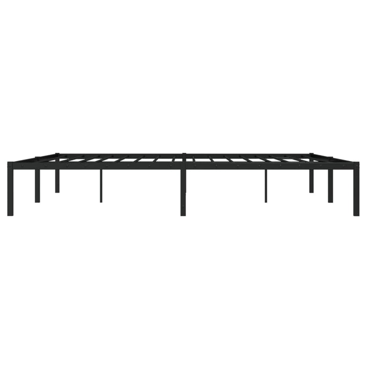 sengeramme 183x213 cm metal sort