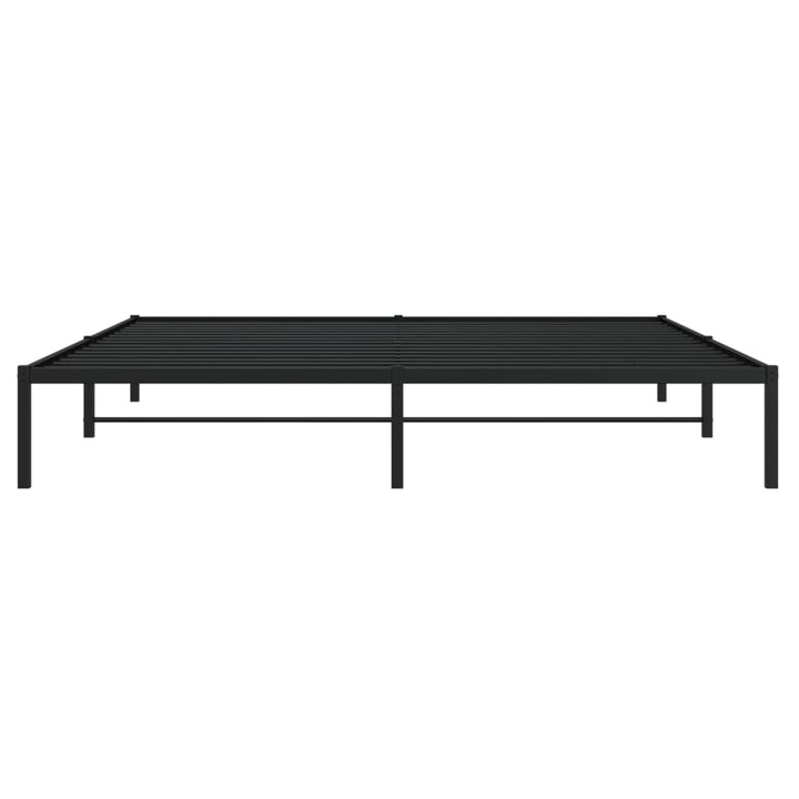 sengeramme 200x200 cm metal sort