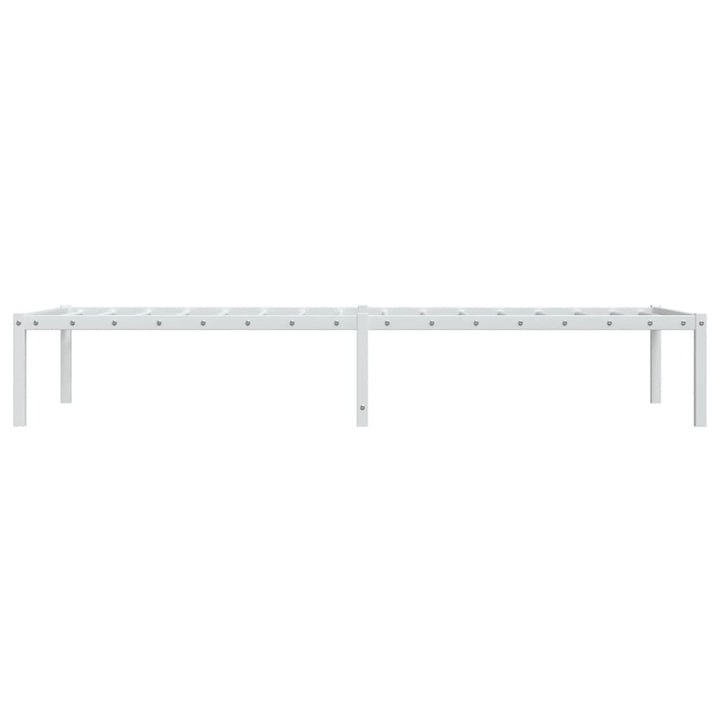 sengeramme 80x200 cm metal hvid