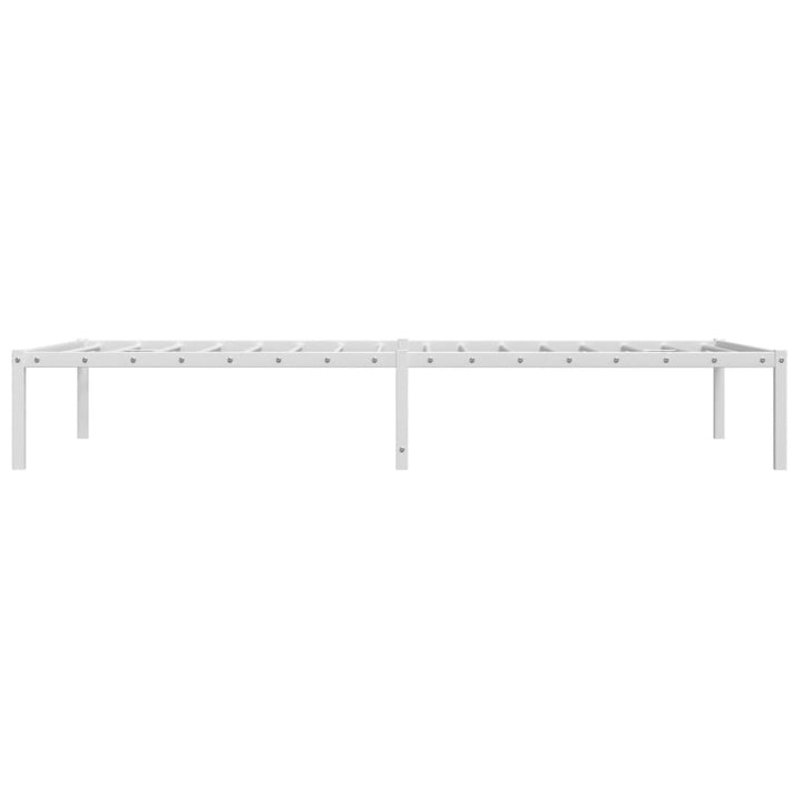 sengeramme 100x190 cm metal hvid