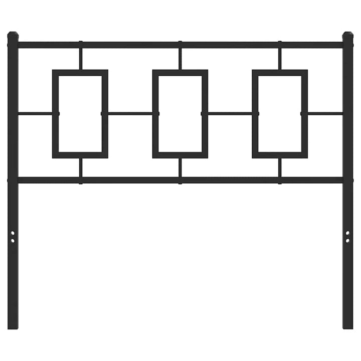 udskiftningsgavl 100 cm metal sort