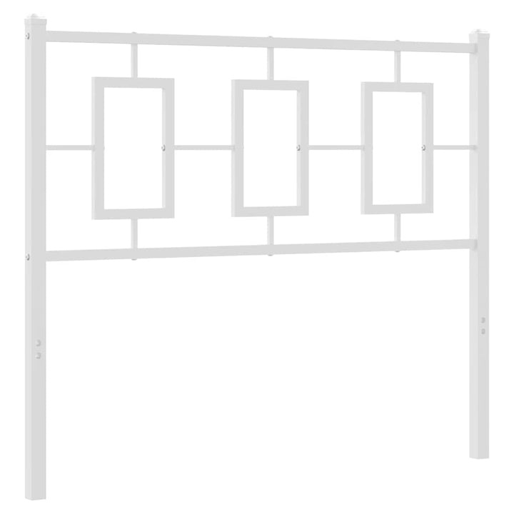 udskiftningsgavl 100 cm metal hvid