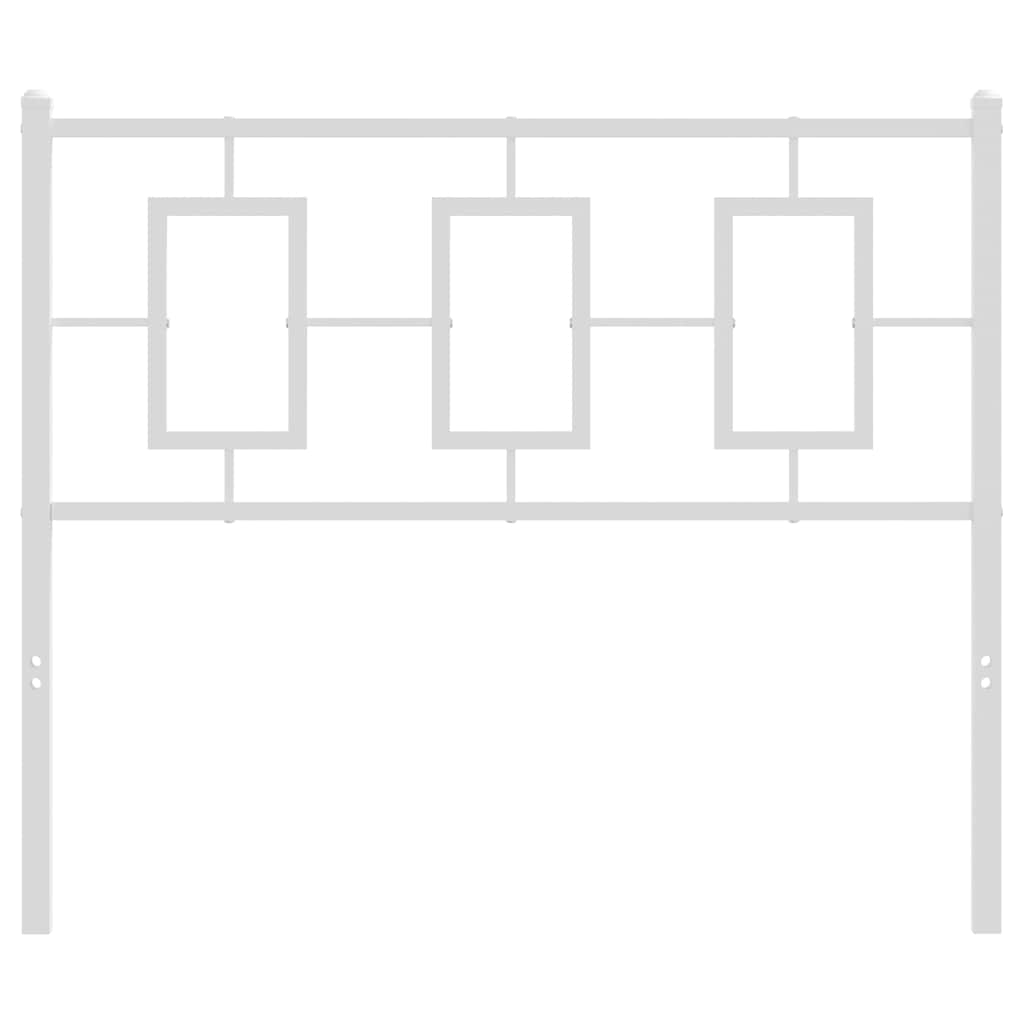 udskiftningsgavl 100 cm metal hvid