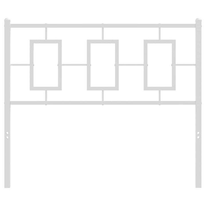 udskiftningsgavl 100 cm metal hvid