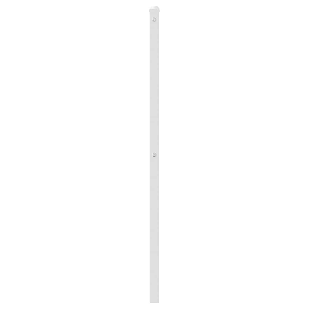 udskiftningsgavl 100 cm metal hvid