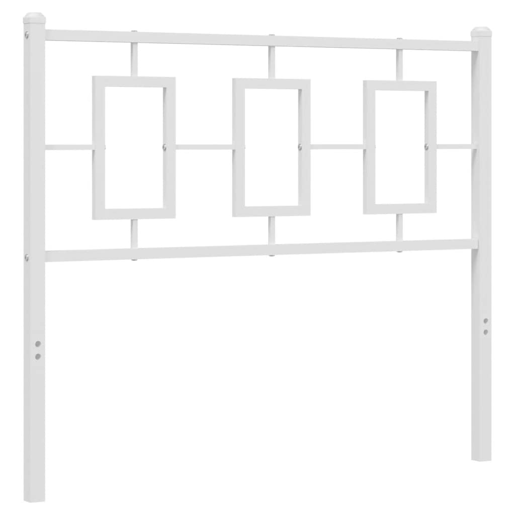 udskiftningsgavl 100 cm metal hvid