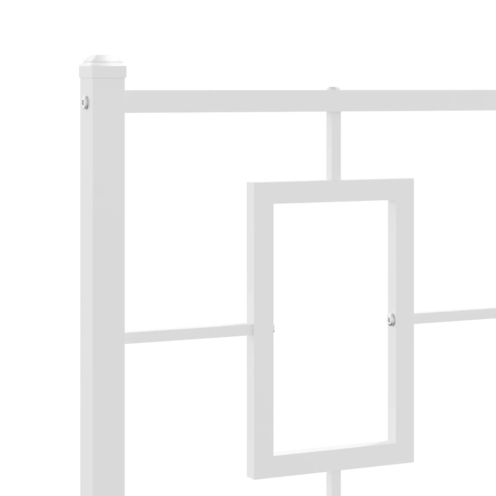 udskiftningsgavl 100 cm metal hvid