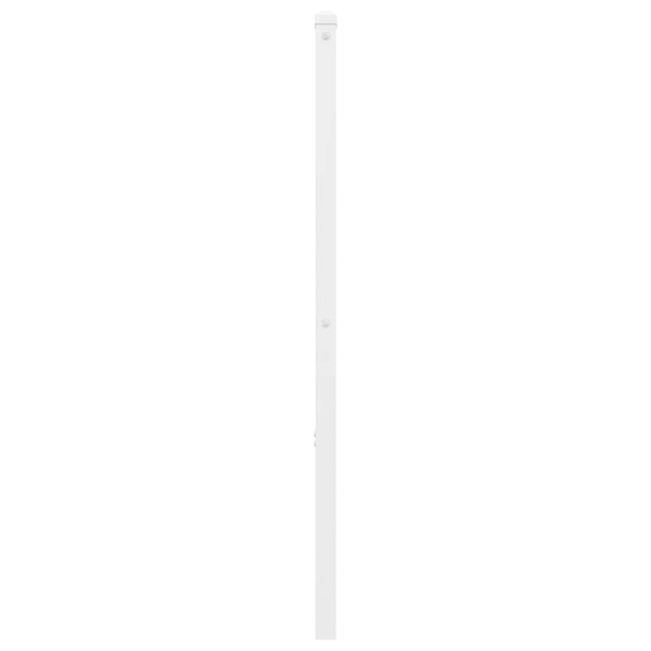 udskiftningsgavl 120 cm metal hvid