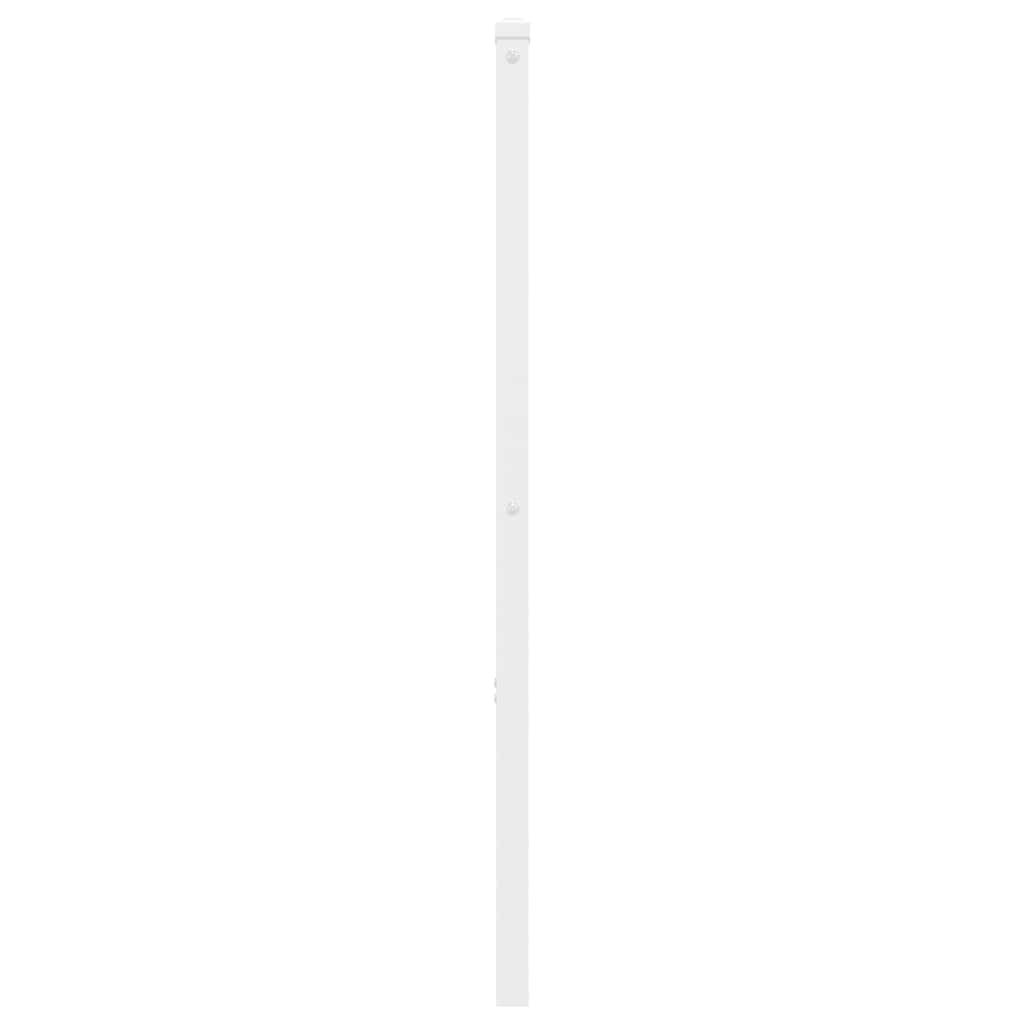 udskiftningsgavl 180 cm metal hvid