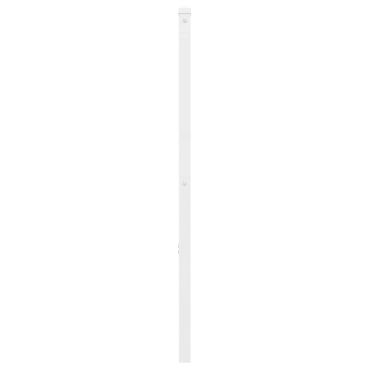 udskiftningsgavl 193 cm metal hvid